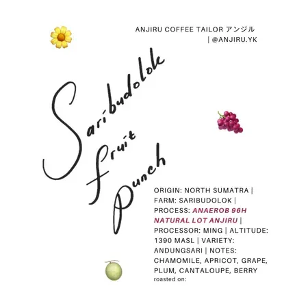 Saribudolok Fruit Punch Lot