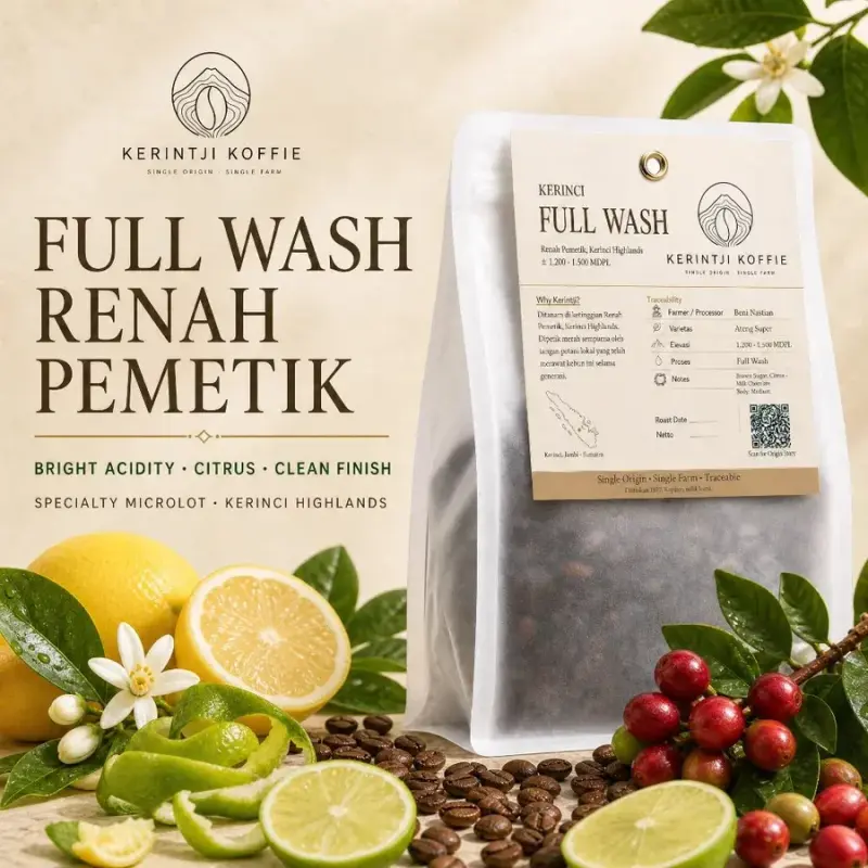 Kerinci Full Wash Renah Pemetik